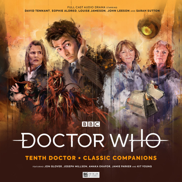 Tenth Doctor Classic Companions boxset cover