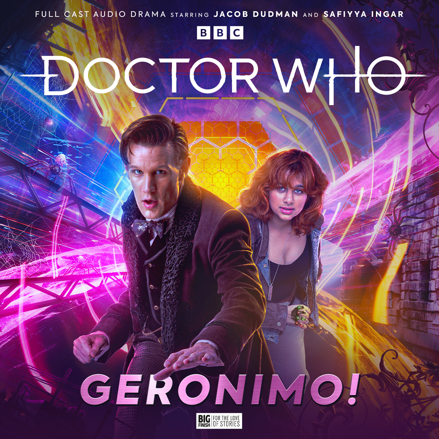 Cover of the Big Finish Doctor Who Eleventh Doctor boxset Geronimo!